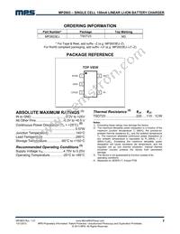 MP2603EJ-LF-P Datasheet Page 2