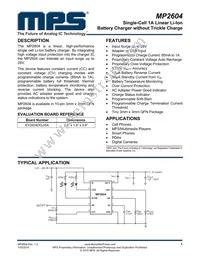 MP2604DQ-LF-P Datasheet Cover