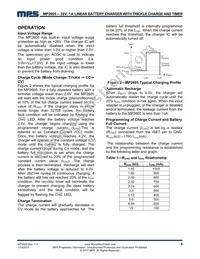 MP2605DQ-LF-P Datasheet Page 9