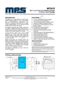 MP2615GQ-P Datasheet Cover