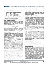 MP2617BGL-P Datasheet Page 18
