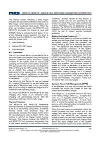 MP2617BGL-P Datasheet Page 21
