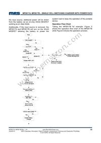 MP2617BGL-P Datasheet Page 22