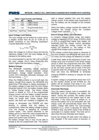 MP2625BGL-P Datasheet Page 17