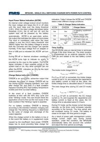 MP2625BGL-P Datasheet Page 19