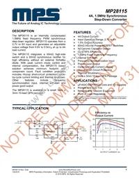 MP28115DQ-LF-P Datasheet Cover