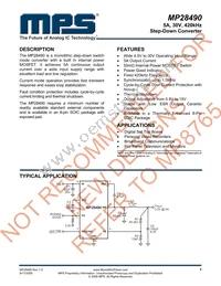 MP28490DN-LF Datasheet Cover