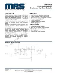 MP2905EK-LF Datasheet Cover