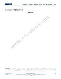 MP2905EK-LF Datasheet Page 16