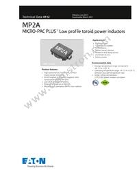 MP2A-101-R Datasheet Cover