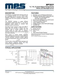 MP3021DQ-LF-P Datasheet Cover