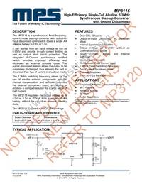 MP3115DT-LF-P Datasheet Cover