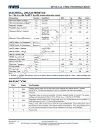 MP3120DJ-LF-P Datasheet Page 3