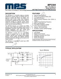 MP3304CDD-LF-P Datasheet Cover