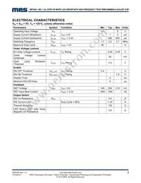 MP3305DD-LF-P Datasheet Page 3