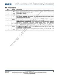 MP3307GJ-P Datasheet Page 6