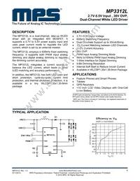 MP3312LGC-P Datasheet Cover