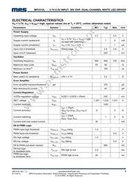 MP3312LGC-P Datasheet Page 3