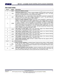 MP3378GY Datasheet Page 10