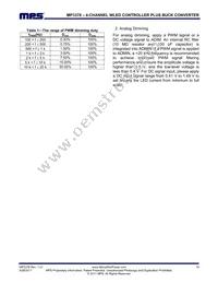 MP3378GY Datasheet Page 19