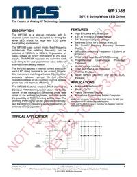 MP3386DR-LF-P Datasheet Cover