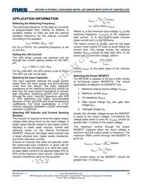 MP3399EY-LF Datasheet Page 12