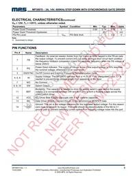 MP38870DL-LF-P Datasheet Page 3