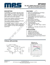 MP38892DN-LF Datasheet Cover