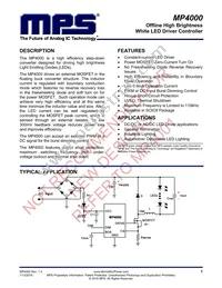 MP4000DS-LF Datasheet Cover