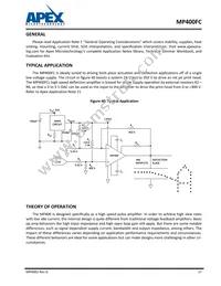 MP400FC Datasheet Page 17