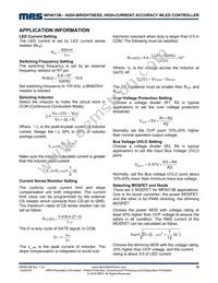 MP4013BGS-Z Datasheet Page 16