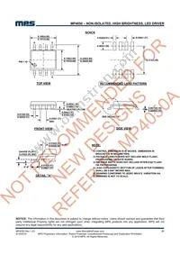 MP4050GS Datasheet Page 21