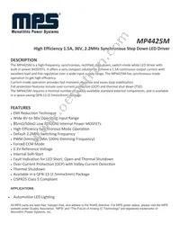 MP4425MGQB-P Datasheet Cover