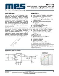 MP4473GL-P Datasheet Cover