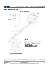 MP5022CGQV-P Datasheet Page 21