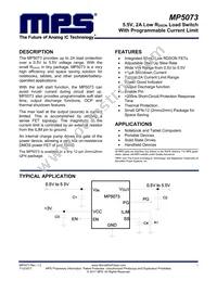 MP5073GG-Z Datasheet Cover