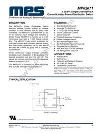 MP62071DH-LF Datasheet Cover