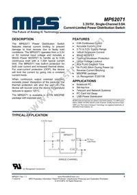 MP62071DH-LF-P Datasheet Cover