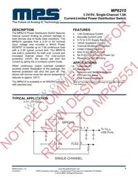 MP6215DH-LF-P Datasheet Cover