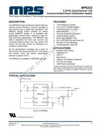 MP6233DH-LF-P Datasheet Cover