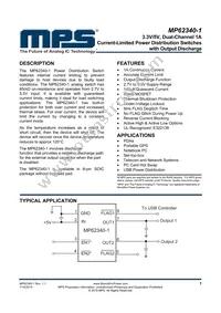 MP62340DS-1-LF Datasheet Cover