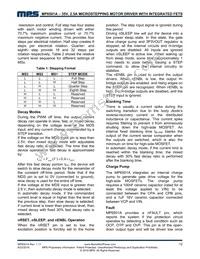 MP6501AGF Datasheet Page 12