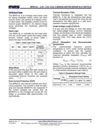 MP6513LGJ-P Datasheet Page 10