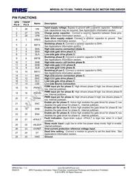 MP6530GF Datasheet Page 9