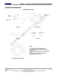 MP6532GF Datasheet Page 18