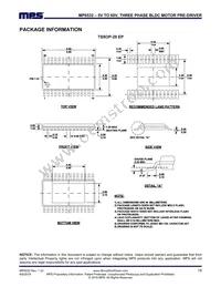 MP6532GF Datasheet Page 19