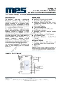 MP6534GU-P Datasheet Cover