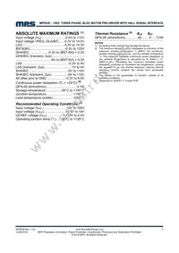 MP6538GV-P Datasheet Page 3