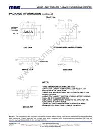 MP6907GS-Z Datasheet Page 17