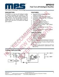 MP6910DZ-LF Datasheet Cover